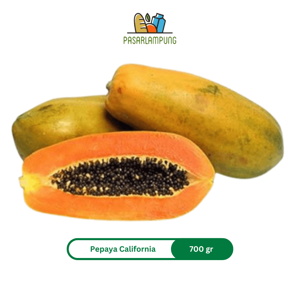 Pepaya California Segar Perbuah Pasar Lampung