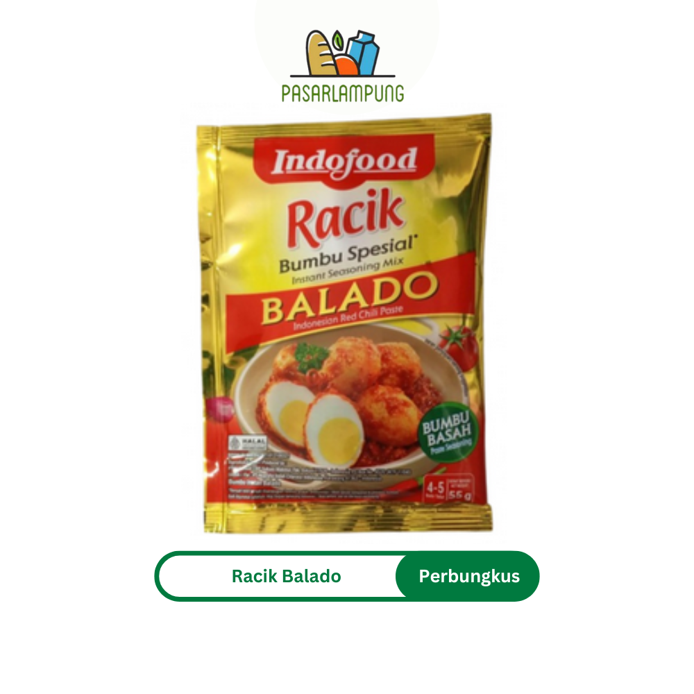Bumbu Racik Balado Perbungkus Pasar Lampung