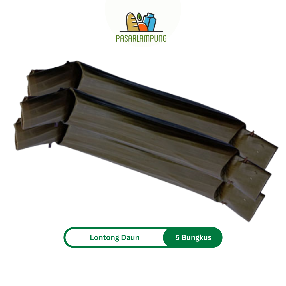Lontong Daun Fresh 5 Pcs Pasar Lampung