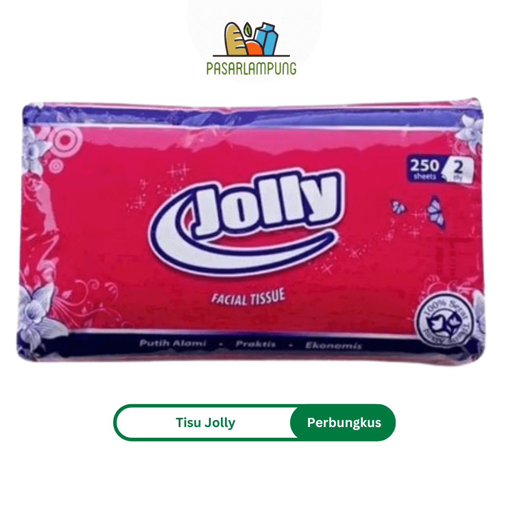 Tisu Jolly 250 Sheets 2 Ply Perbungkus Pasar Lampung