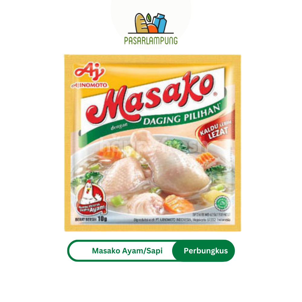 Masako Ayam Sapi Per Bks 10 Gr Pasar Lampung