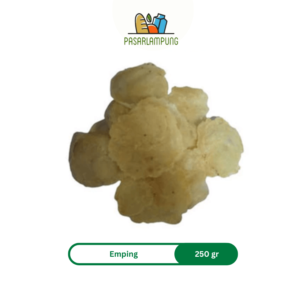 Emping Besar Mentah Per Bungkus 250 Gr Pasar Lampung